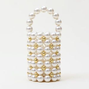 Vanina Comino Pearl Bucket Bag
